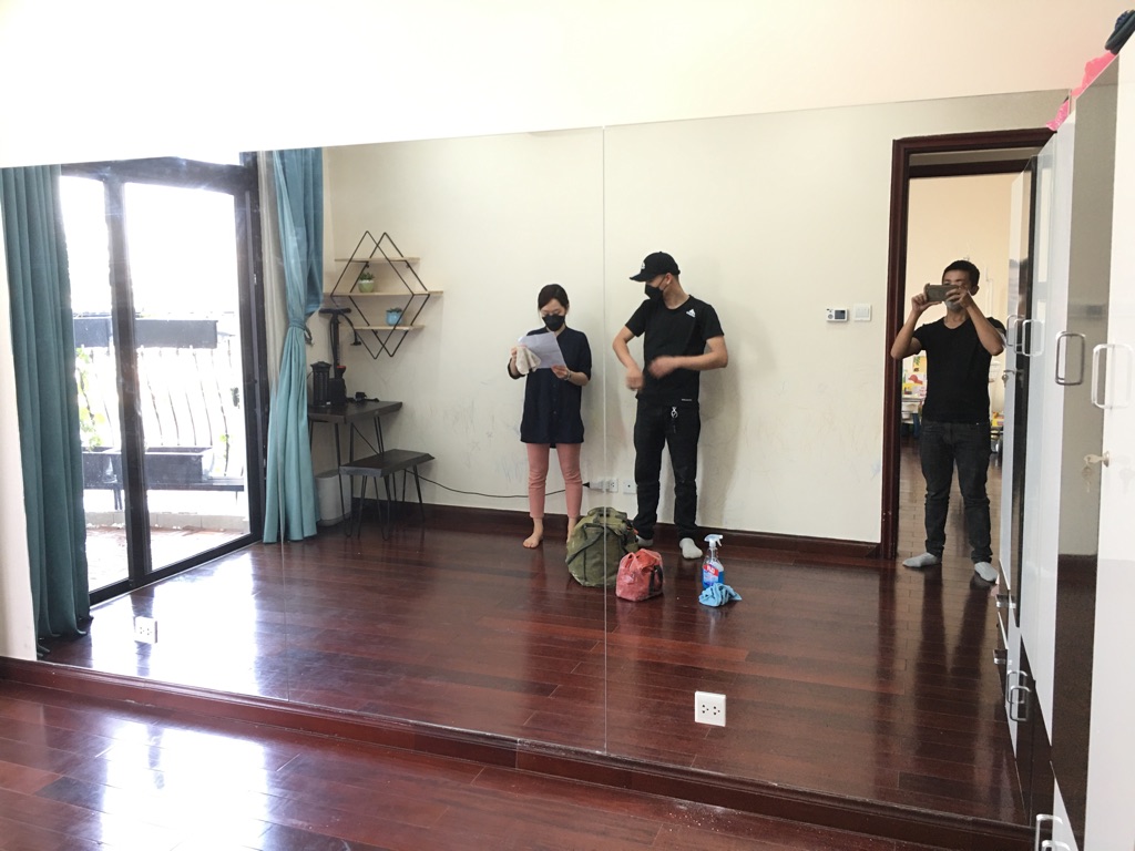 Phôi gương được lựa chọn cẩn thận theo từng công trình